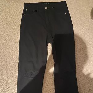 Women’s Black Ripped Jeans
